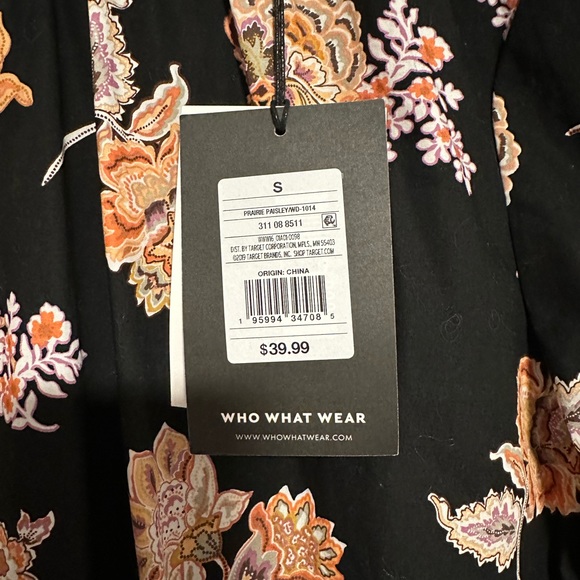 Who What Wear Midi Floral Dress Size Small - Picture 3 of 5